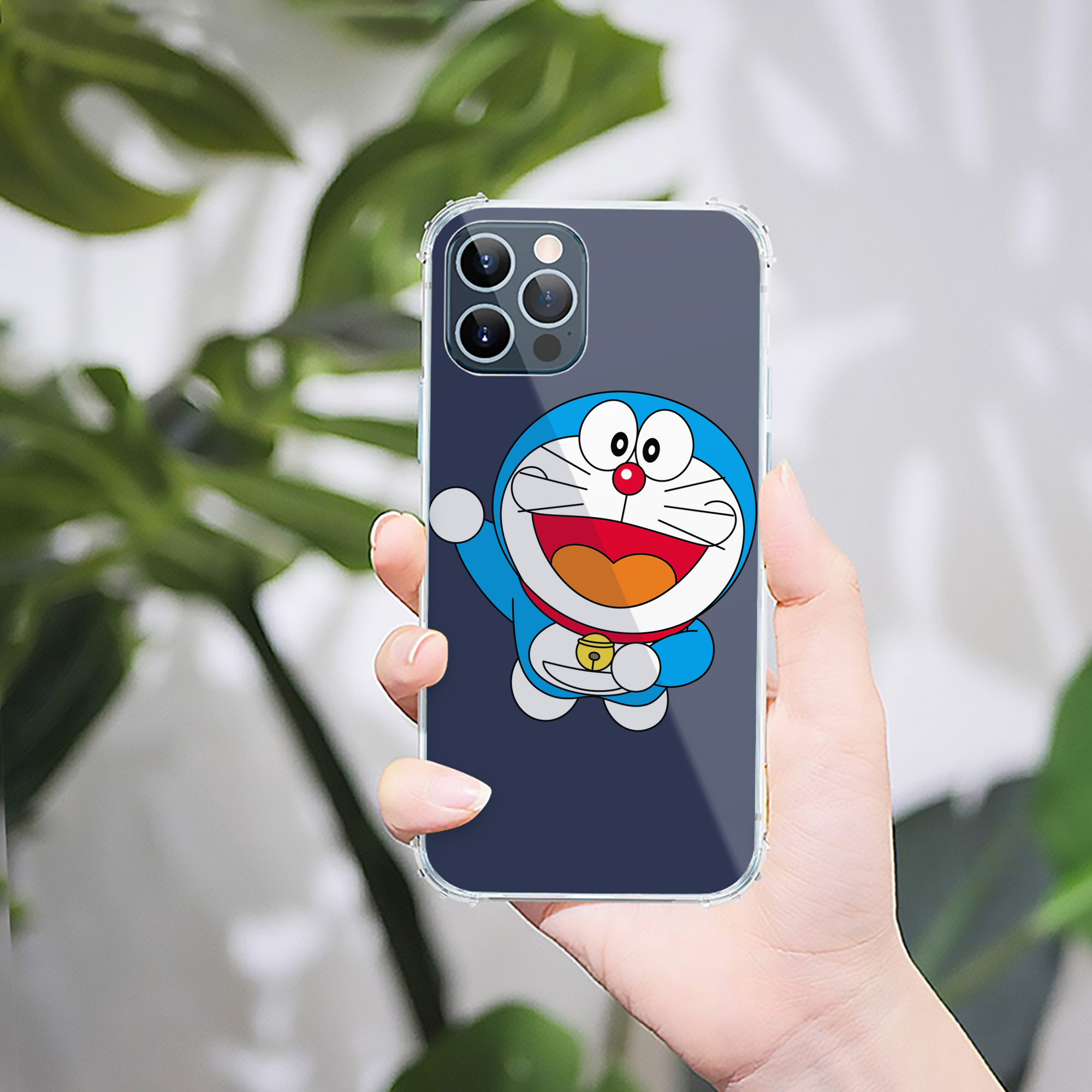（画像用） ドラえもん Doraemon 【iPhone 12シリーズ対応】透明スマホケース（クリアソフトケース）